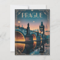 Prague art deco vintage