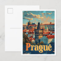 Prague Art Vintage Travel