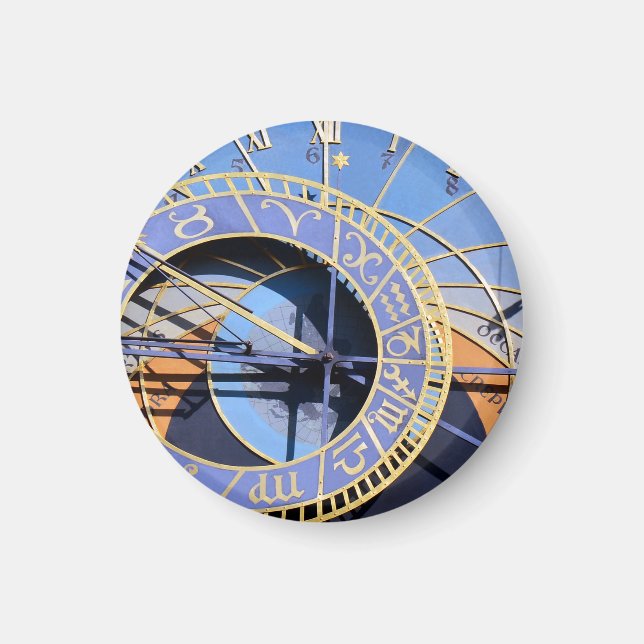 Prague Astronomical Clock Magnet, Orloj /Praha Magnet (Front)