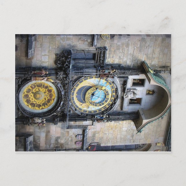 Prague Astronomical Clock Postcard (Front)