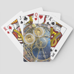 Prague Astronomical Clock Secret Playing Cards