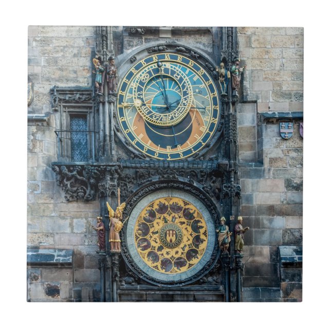 Prague Astronomical Clock Tile (Front)