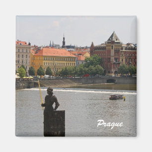 Prague by the Moldava Magnet