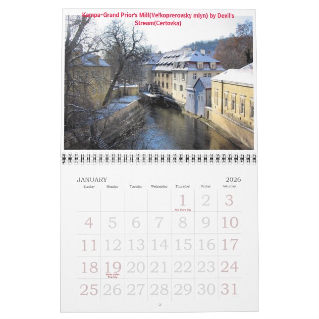 PRAGUE Calendar 2009 - Customized (Jan 2026)