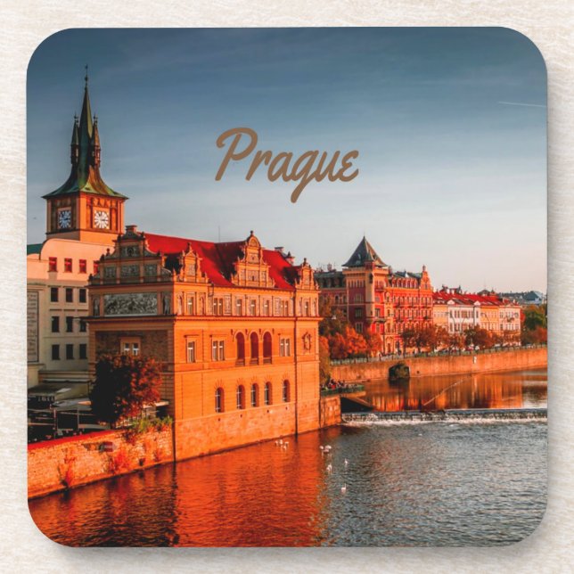 Prague Capital of the Czech Republic Coaster (Front)
