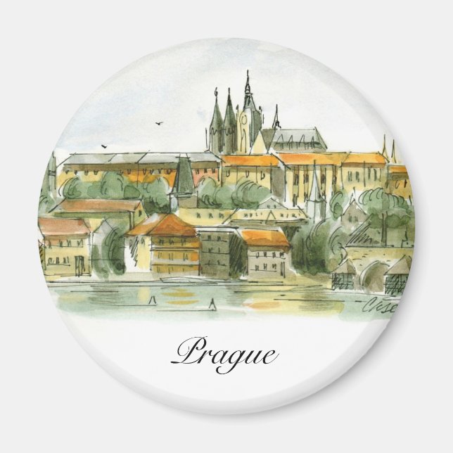 Prague Castle magnet (Front)