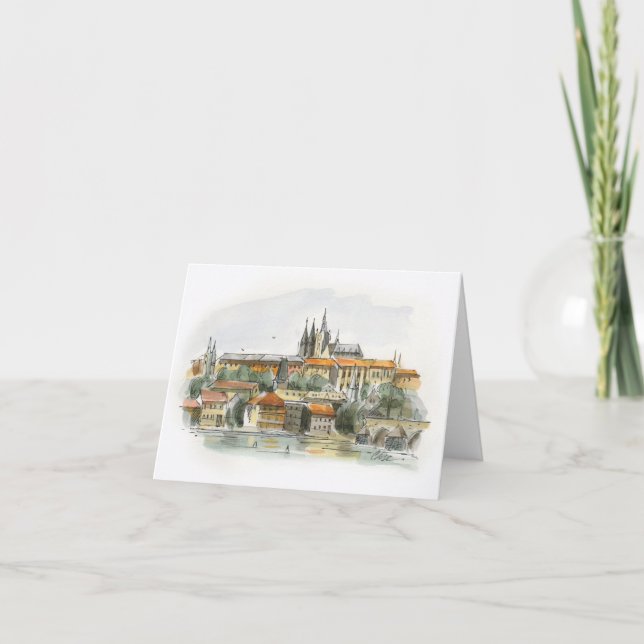 Prague Castle note card (Front)