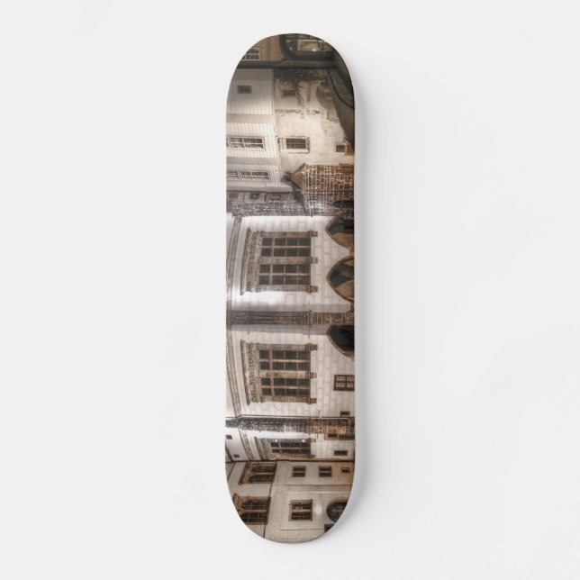 Prague Castle Palace Night Skateboard (Front)