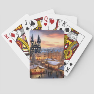 Prague castle playing cards