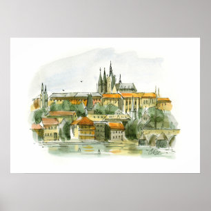 Prague Castle Poster