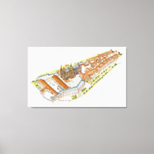 Prague Castle. Prague Czech Republic Canvas Print