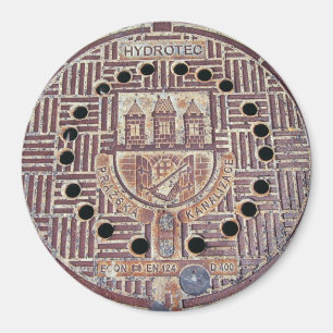 Prague Castle Sewer Cover Magnet