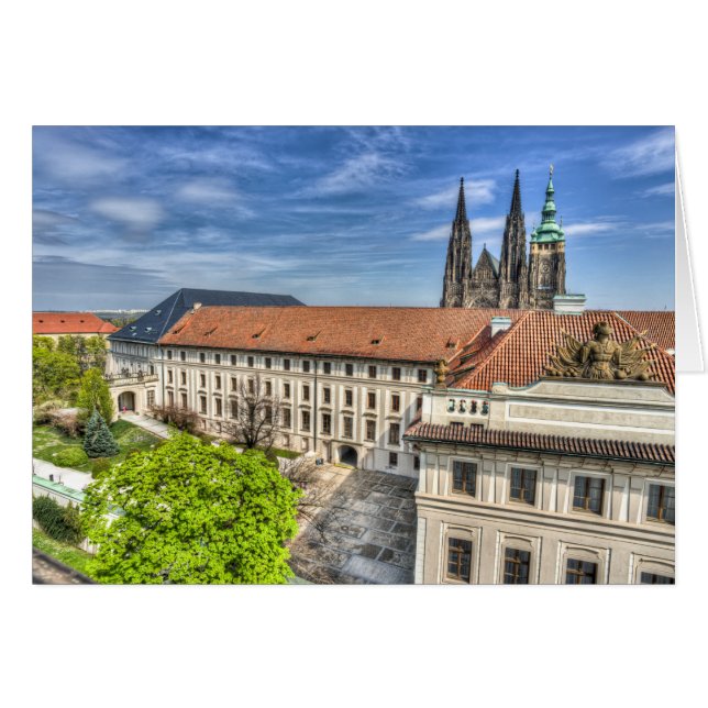 Prague Castle - St. Vitus Cathedral Garden (Front Horizontal)