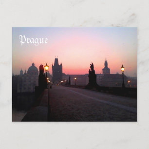 Prague Charles Bridge Postcard