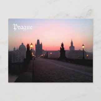 Prague Charles Bridge Postcard