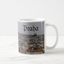 Prague cityscape magic mug