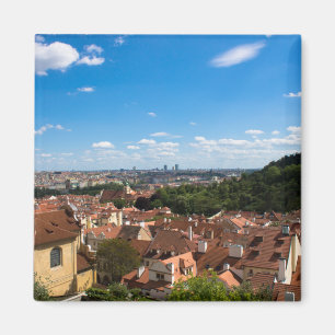 Prague Cityscape Magnet