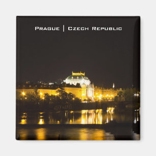 Prague Cityscape Magnet