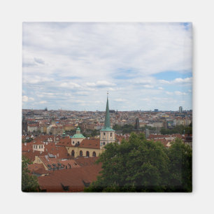 Prague Cityscape Magnet
