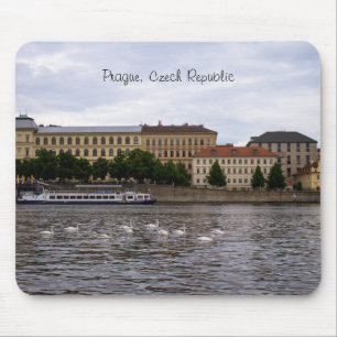 Prague Cityscape Mouse Pad