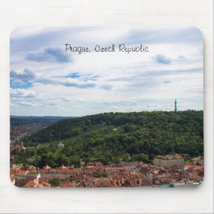 Prague Cityscape Mouse Pad