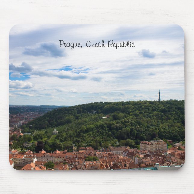 Prague Cityscape Mouse Pad (Front)