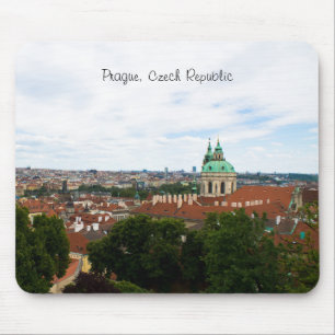 Prague Cityscape Mouse Pad