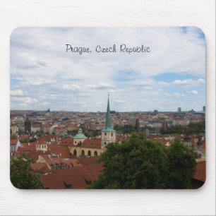 Prague Cityscape Mouse Pad
