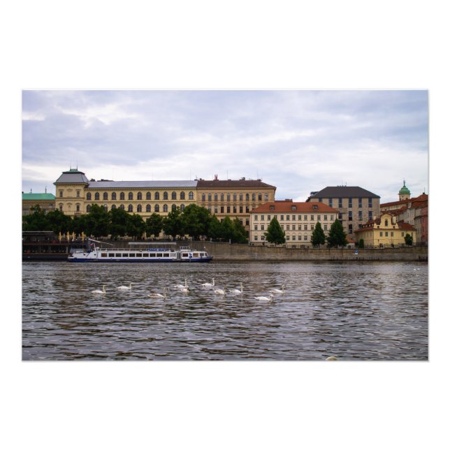 Prague Cityscape Photo Print (Front)
