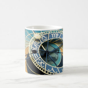 Prague clock coffee mug