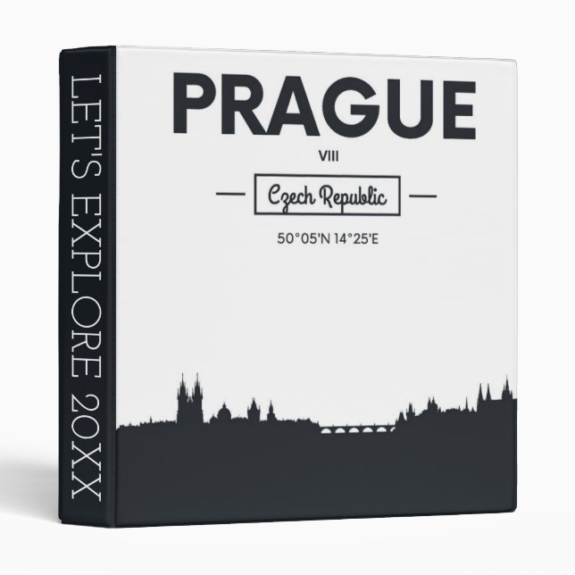 Prague, Czech Republic Binder (Front/Spine)