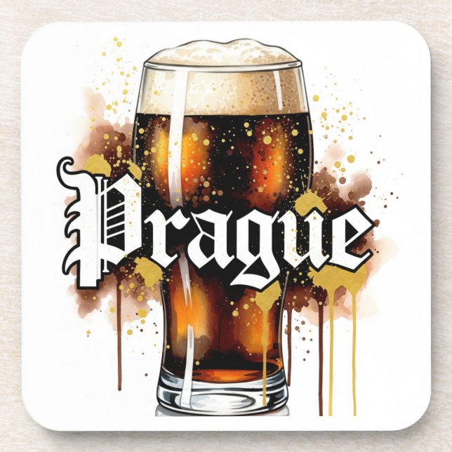 Prague, Czech Republic, by Natasha Us  Coaster (Front)