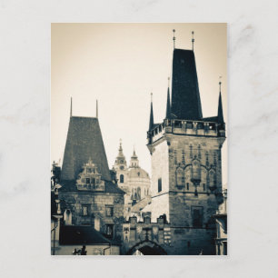 Prague, Czech Republic - Charles Bridge Tower Gate Postcard