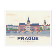 Prague Czech Republic Pastel Travel 