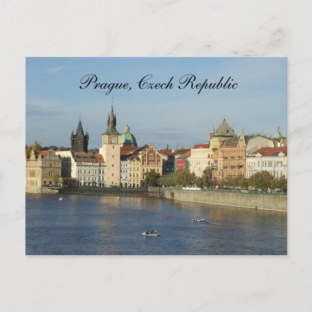 Prague Czech Republic Post Card (Front)