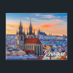 Prague, Czech Republic Postcard<br><div class="desc">This scenic postcard features a photography taken in the historic city of Prague,  Czech Republic. This travel postcard would be ideal for friends,  family and colleagues.</div>