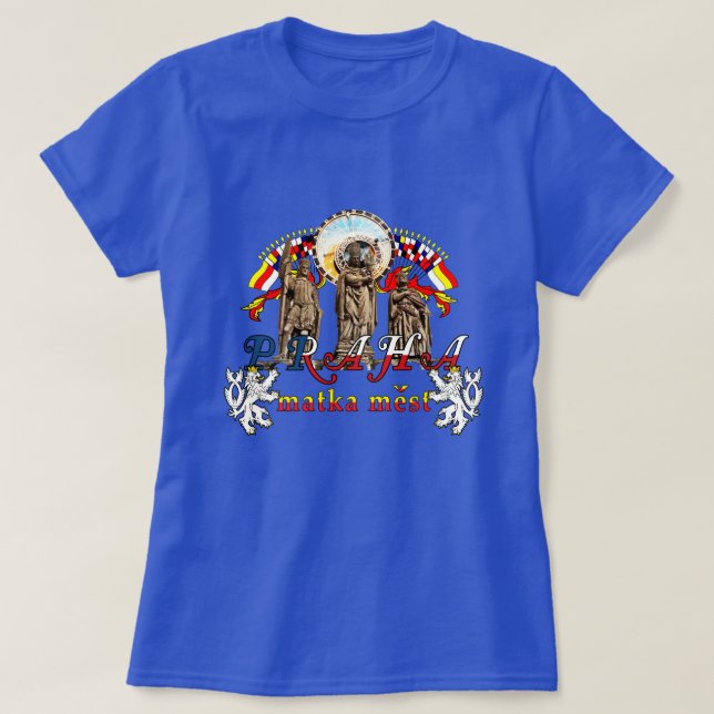 Prague Czech Republic T-Shirt (Design Front)