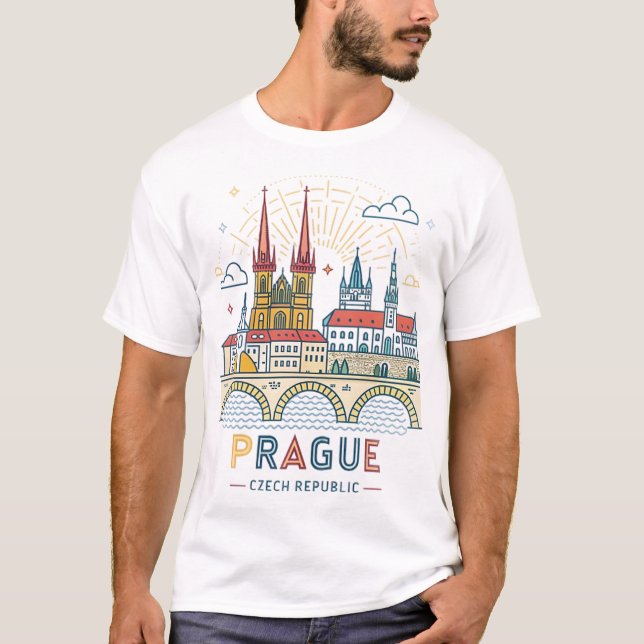 Prague, Czech Republic T-Shirt (Front)