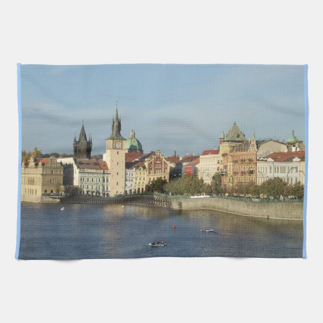 Prague Dishtowel Kitchen Towel (Horizontal)