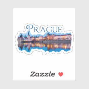 Prague: Evening Skyline
