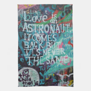 Prague Graffiti Kitchen Towel