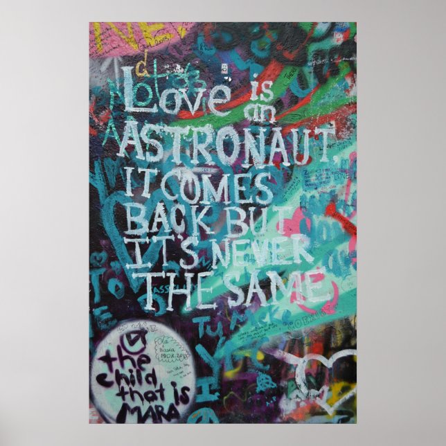 Prague Graffiti Poster (Front)