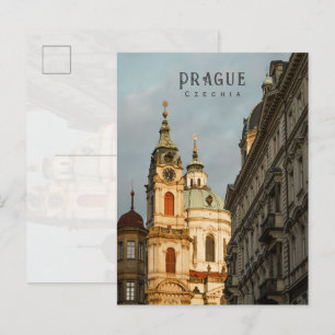 Prague Historic Architecture, Czechia travel Postcard