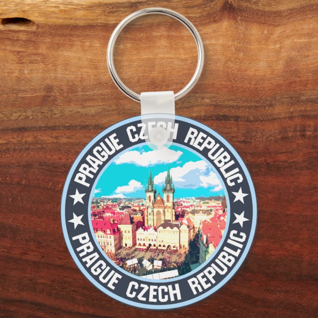 Prague                                             keychain (Front)