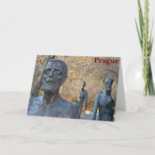 Prague memorial card