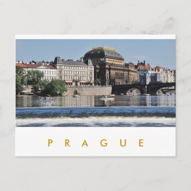 Prague – National Theatre Postcard (Front)