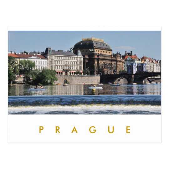 Prague – National Theatre Postcard