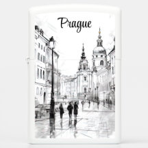 Prague noir et blanc