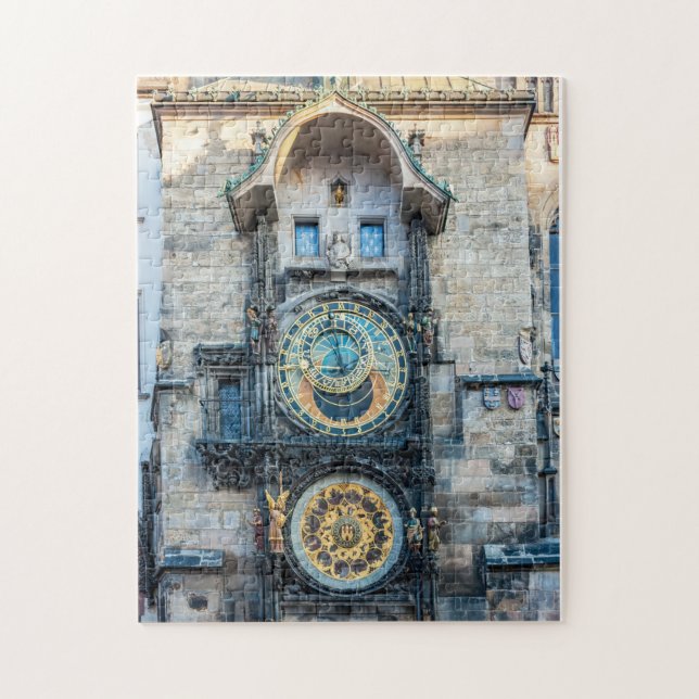 Prague old Astronomical Clock - Czech Republic Jigsaw Puzzle (Vertical)