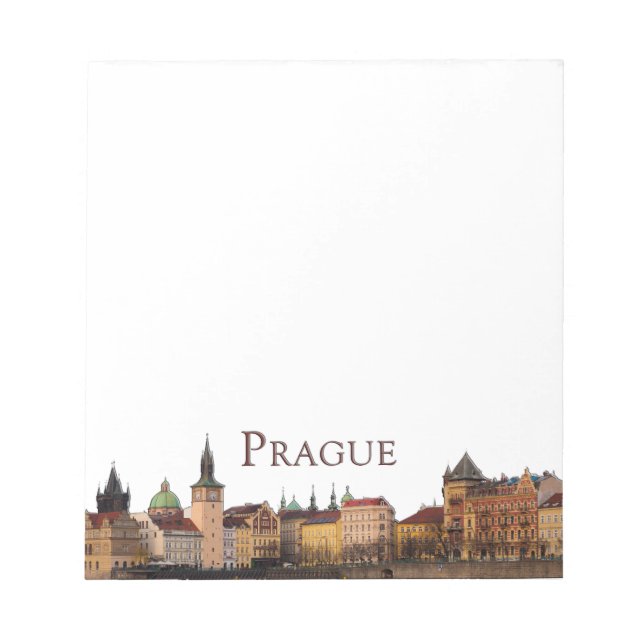 Prague: Old Town Skyline Notepad (Front)